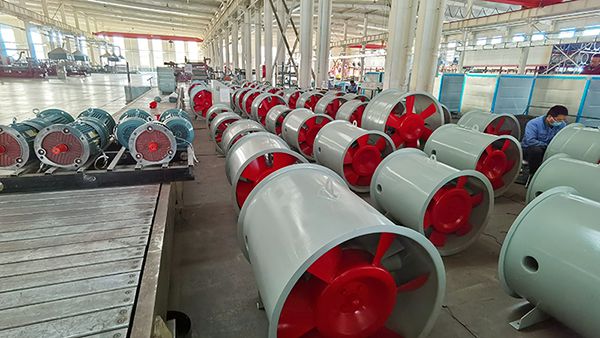 Ligne de production de ventilateurs