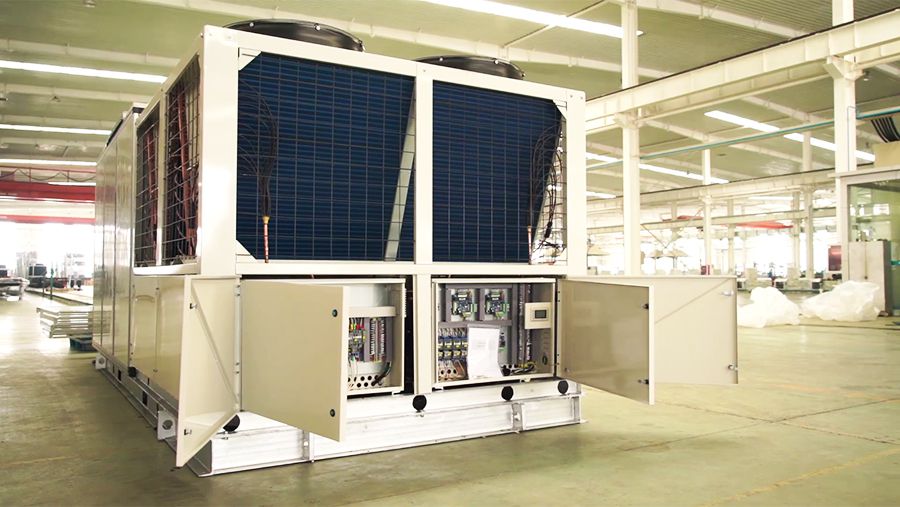 Unité de toiture, Unité de chauffage et de refroidissement, 18kW-360kW 2