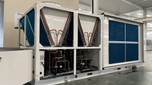 Unité de toiture, Unité de chauffage et de refroidissement, 18kW-360kW 1