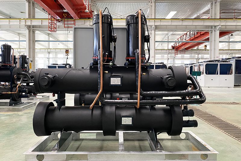 Refroidisseur Scroll refroidi à l'eau et Pompe à chaleur, 70kW-280kW