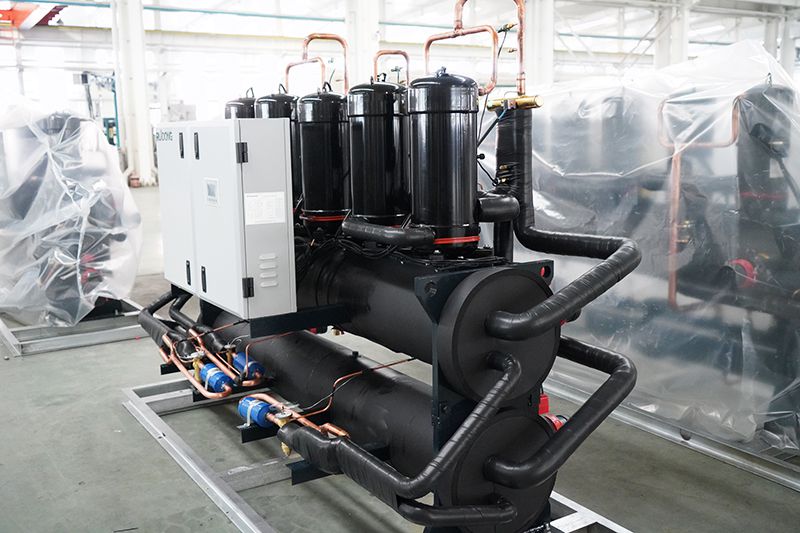 Refroidisseur Scroll refroidi à l'eau et Pompe à chaleur, 70kW-280kW